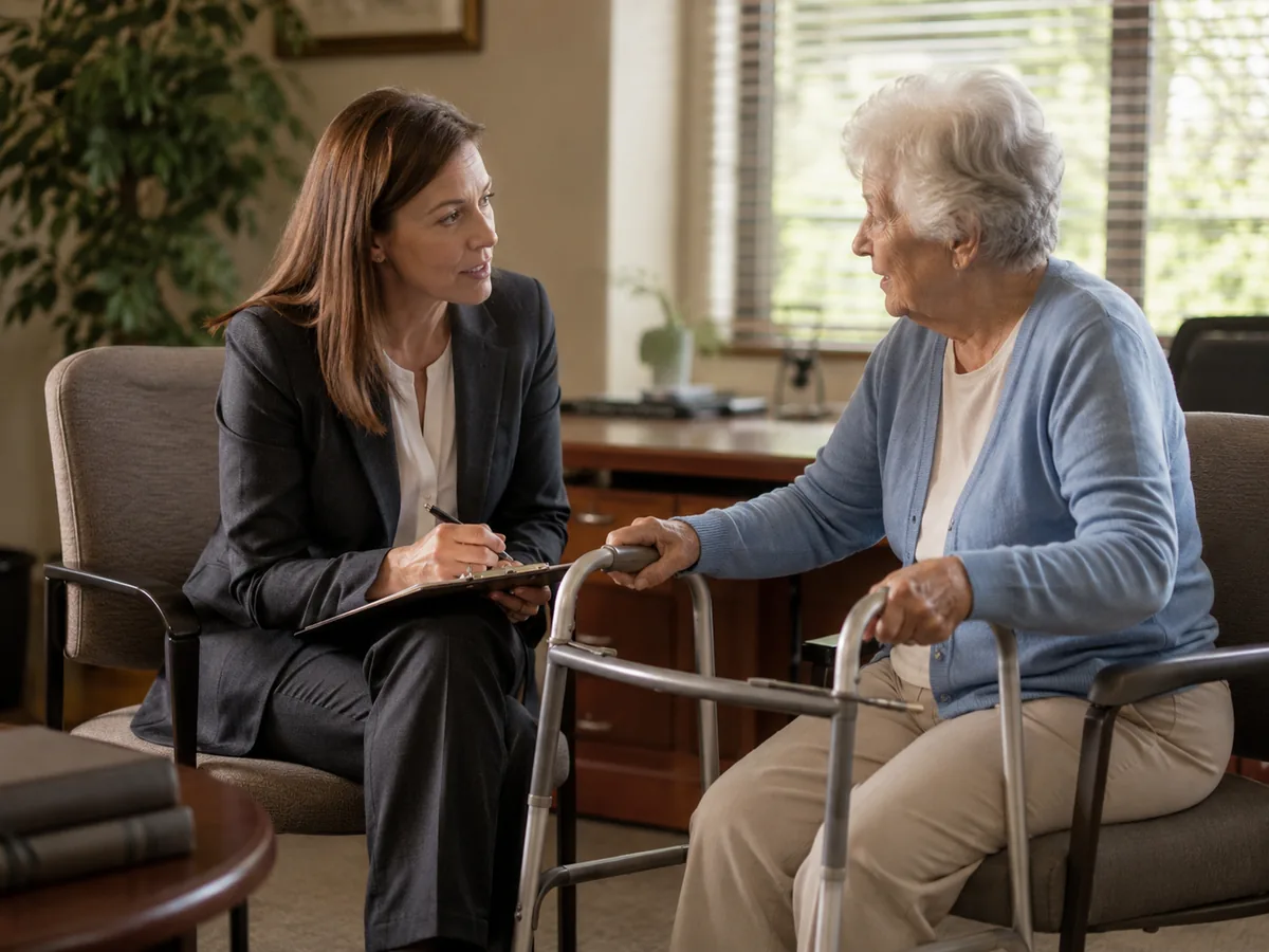 Long-term care planning documents for an Oklahoma City, OK family