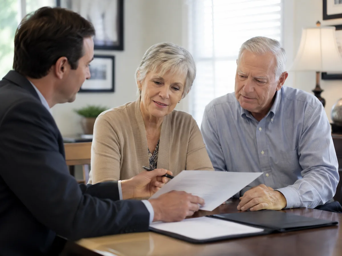 Reviewing existing elder law documents with a Midwest City, OK family