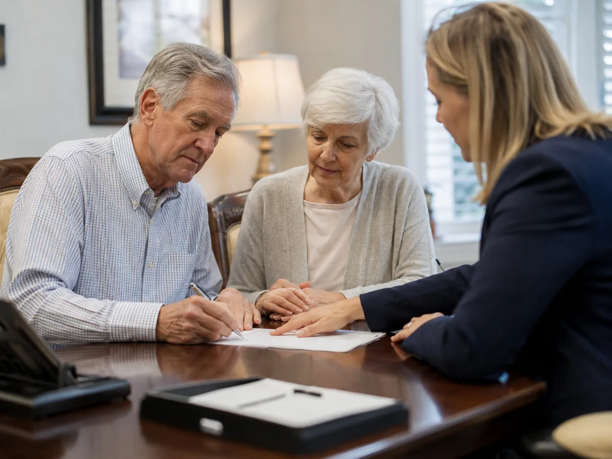 Signing a power of attorney with an elder law attorney in Edmond, OK